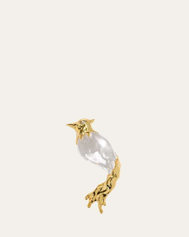 Liquid Lucite Cardinal Pin